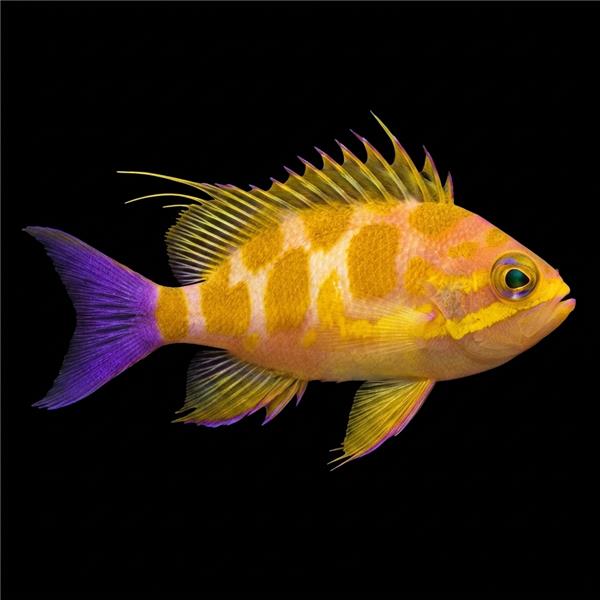 فرشته ماهی کورال بیوتی coral beauty angelfish