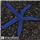 Blue sea star 