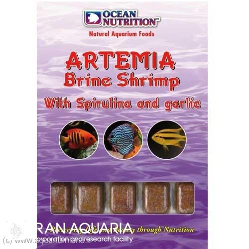 آرتمیا براین شریمپ با اسپیرولینا و سیر ( whith spi